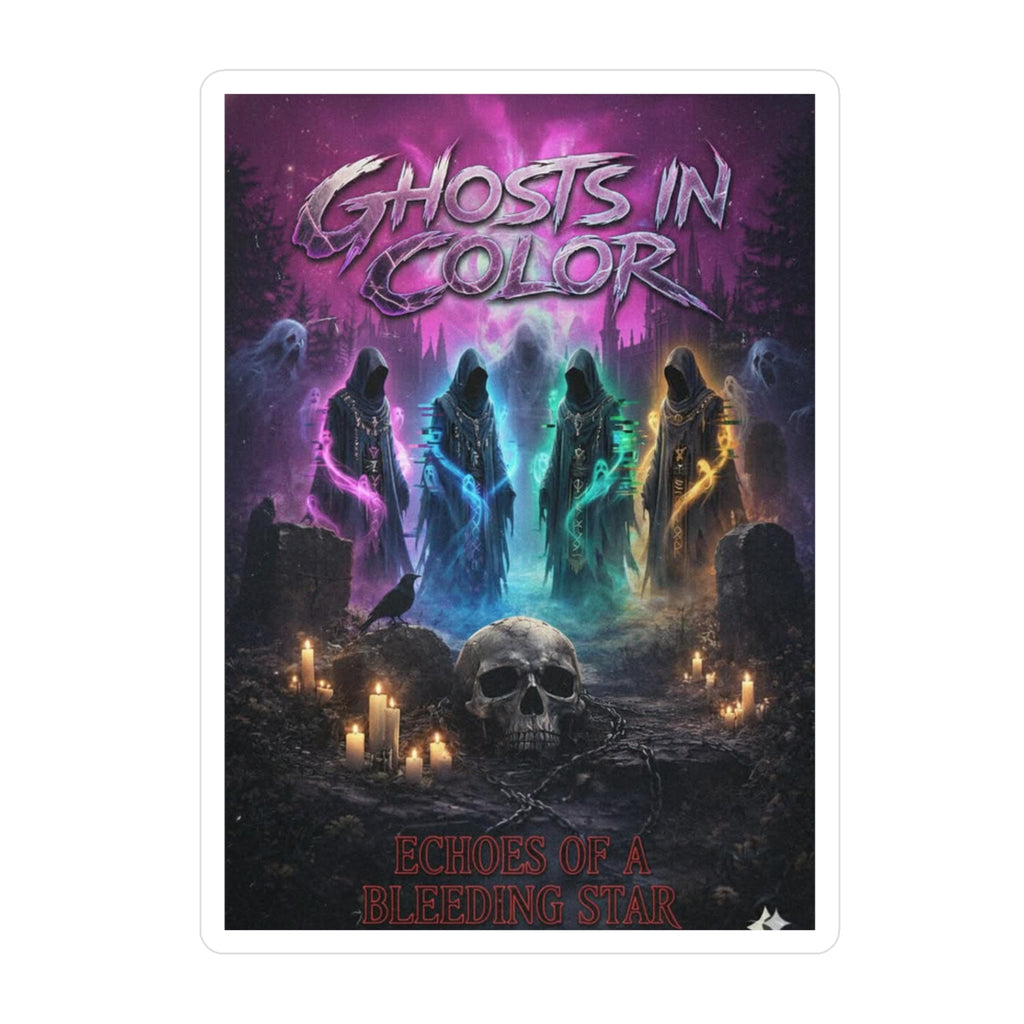 Ghosts in Color Vinyl Decal — Neon Phantom Sticker