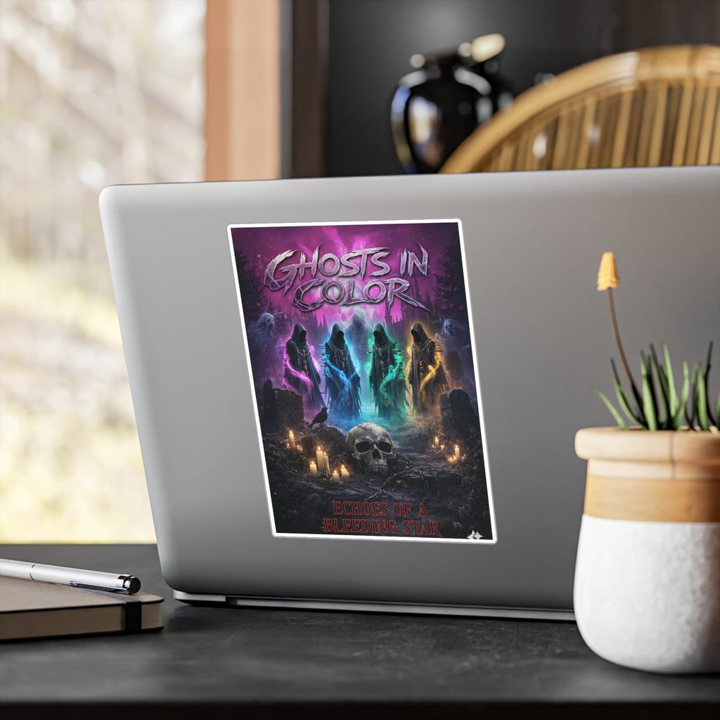 Ghosts in Color Vinyl Decal — Neon Phantom Sticker