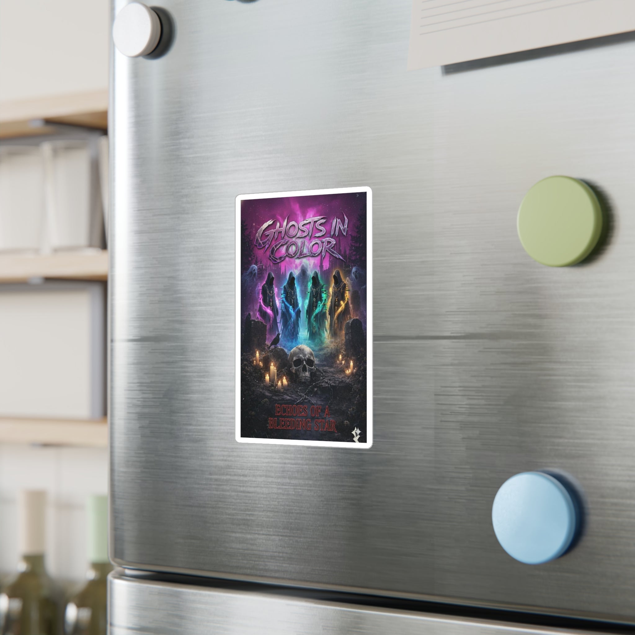 Ghosts in Color Vinyl Decal — Neon Phantom Sticker