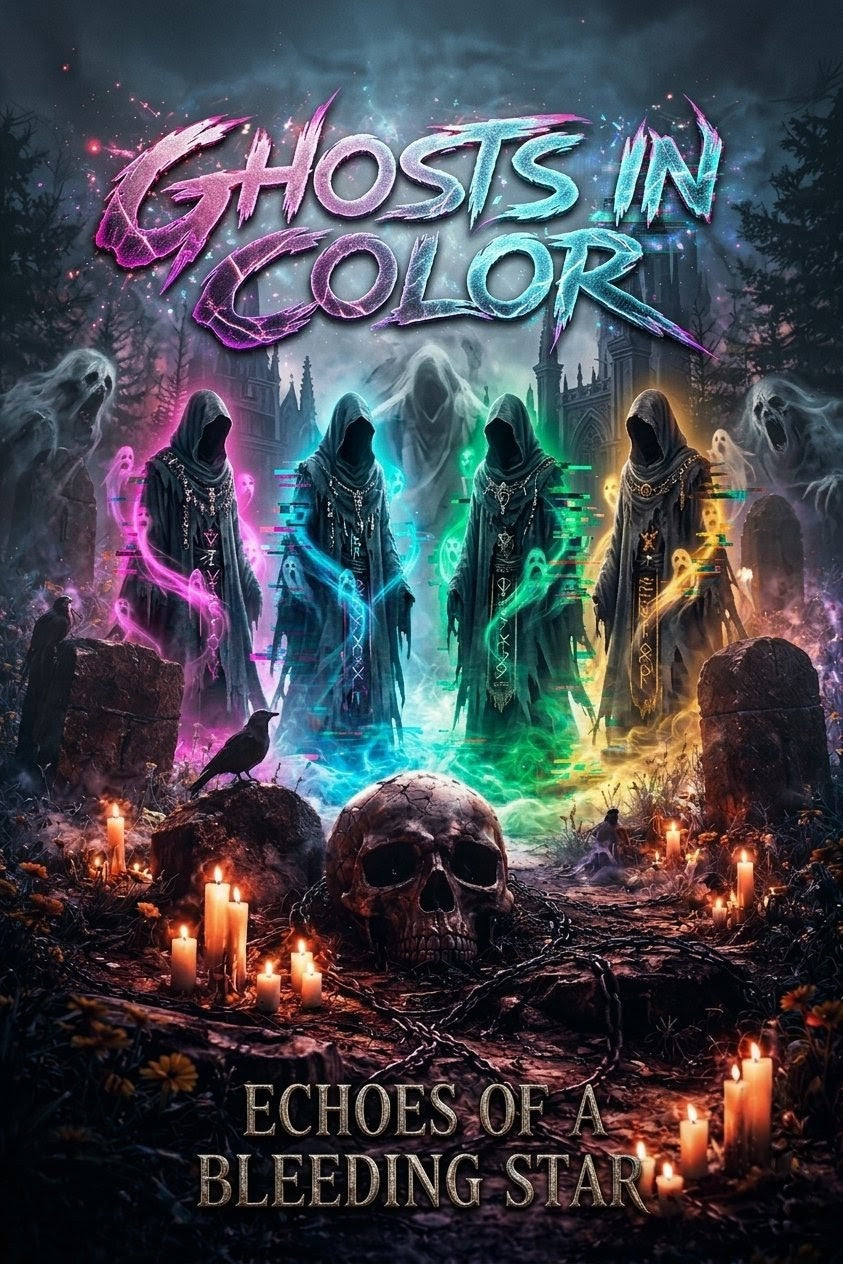 Ghosts in Color T-Shirt — Spirit Band Tee