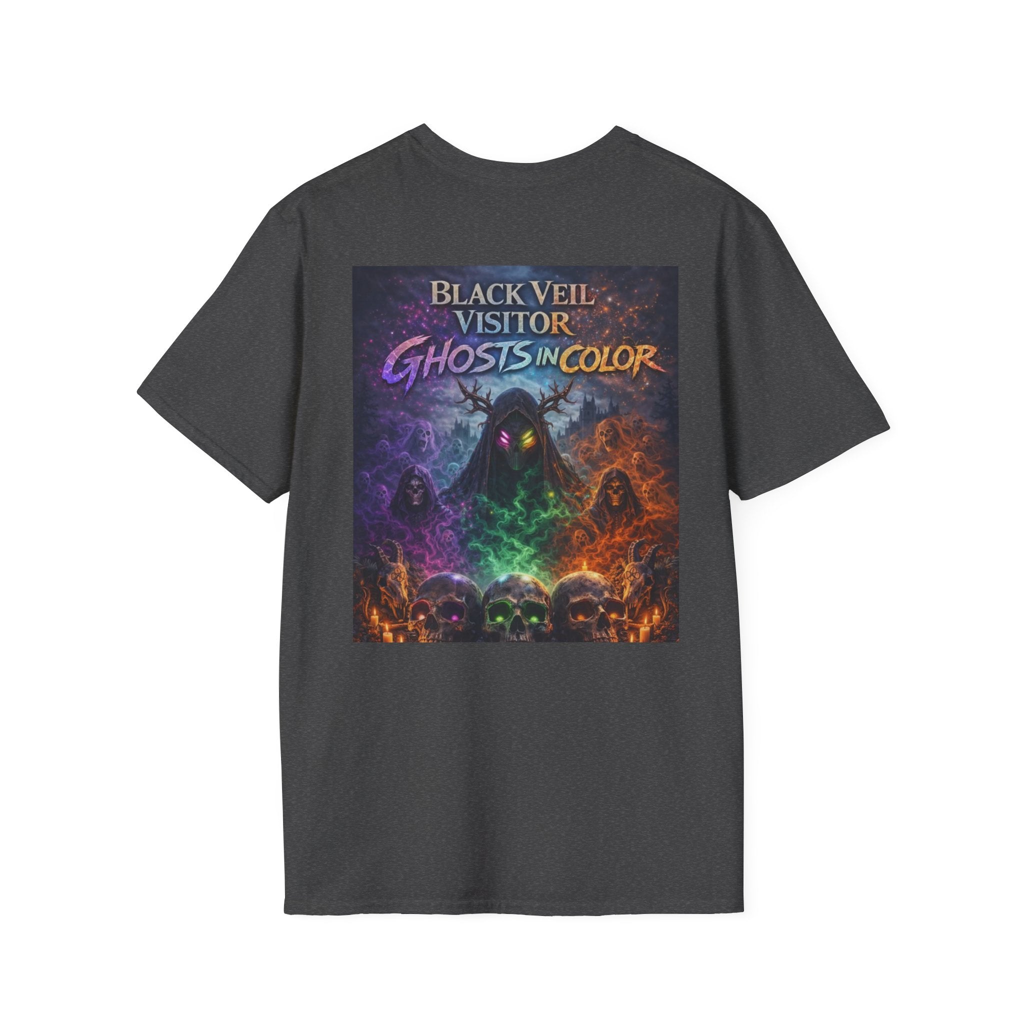 Ghosts in Color Graphic T-Shirt
