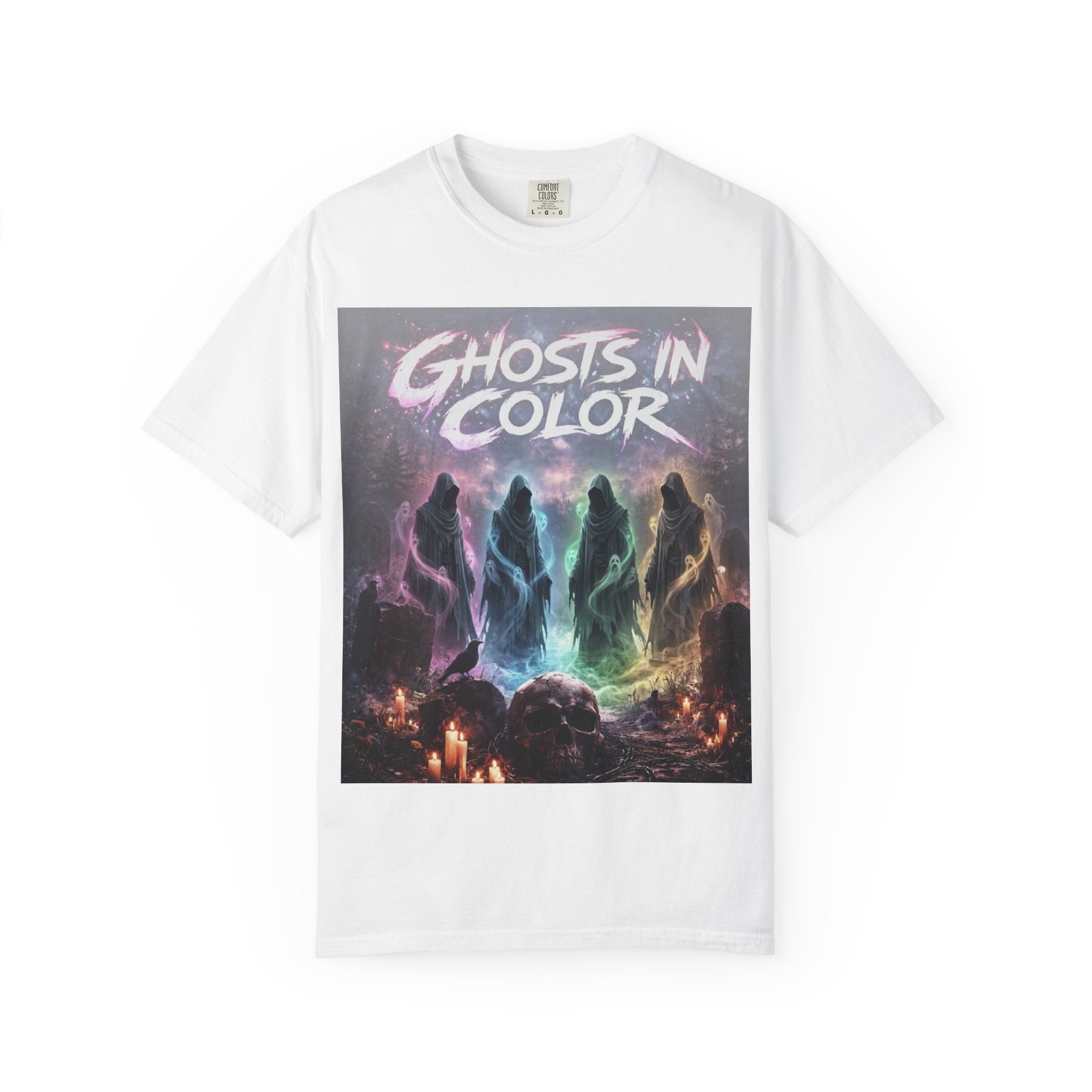 Ghosts in Color T-Shirt — Spirit Band Tee