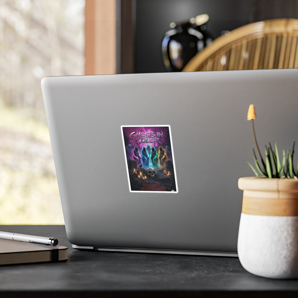 Ghosts in Color Vinyl Decal — Neon Phantom Sticker