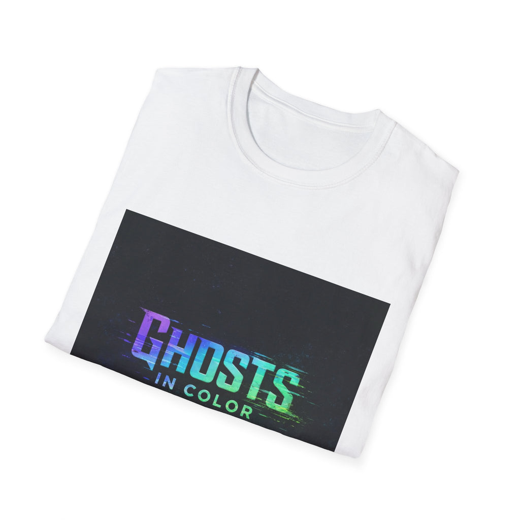 Ghosts in Color T-Shirt — Neon Retro Paranormal Band Tee